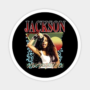 Janet Jackson Vintage 1980s Magnet